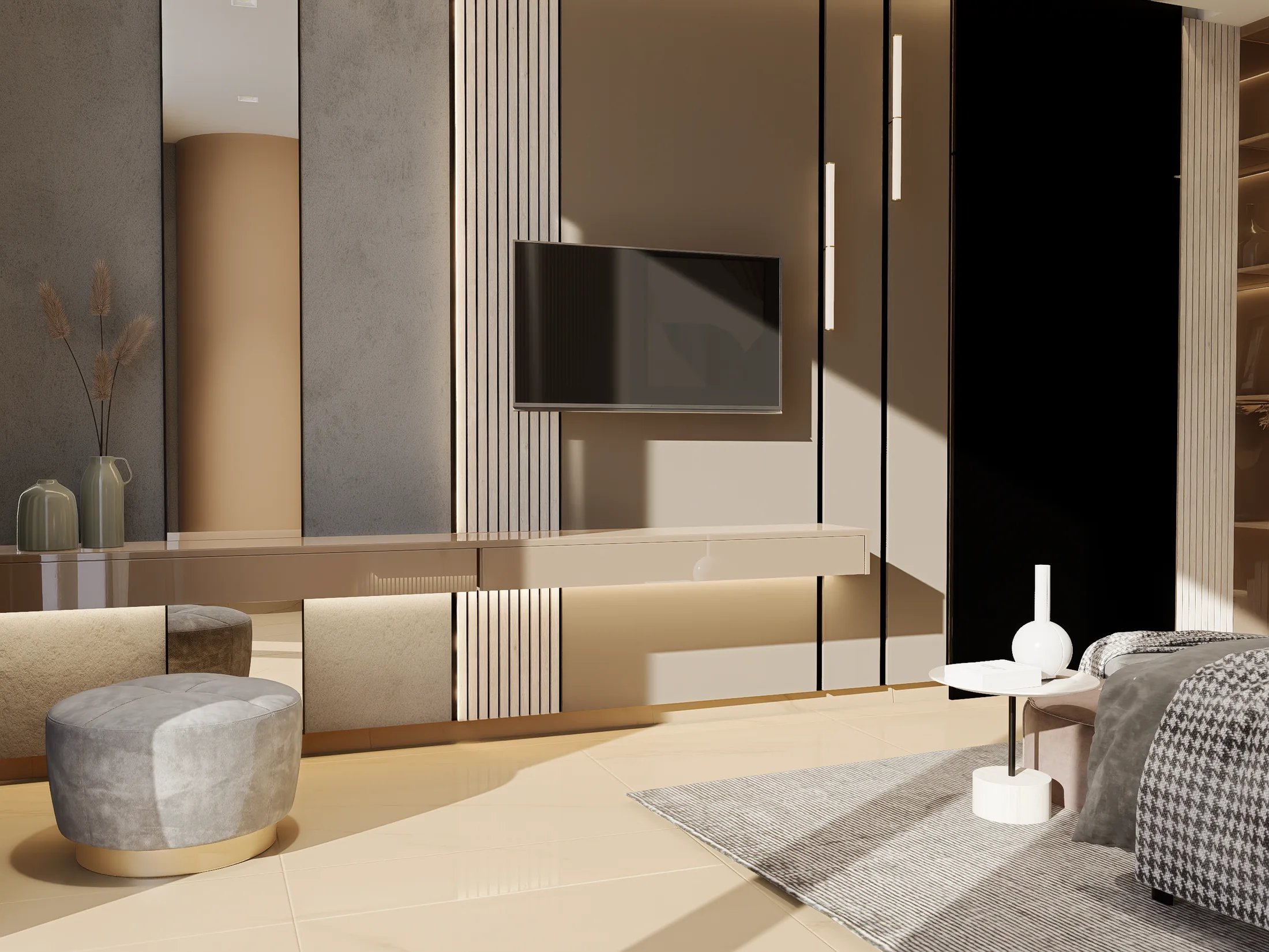 Mueble de televisión y estar de Casa AHM